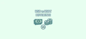 USD vs USDT difference — simple comparison explaining the difference between US dollars and the USDT stablecoin, including usage, backing, and risks