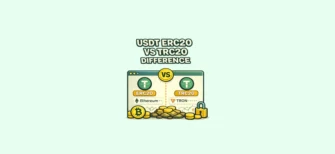USDT ERC20 vs TRC20 difference — simple comparison explaining the differences between Tether on Ethereum and TRON networks, including fees, speed, and compatibility