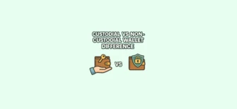 Custodial vs non-custodial wallet difference — simple comparison explaining who controls private keys and how each wallet type affects crypto security